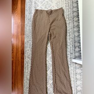 Aztec print flare leggings